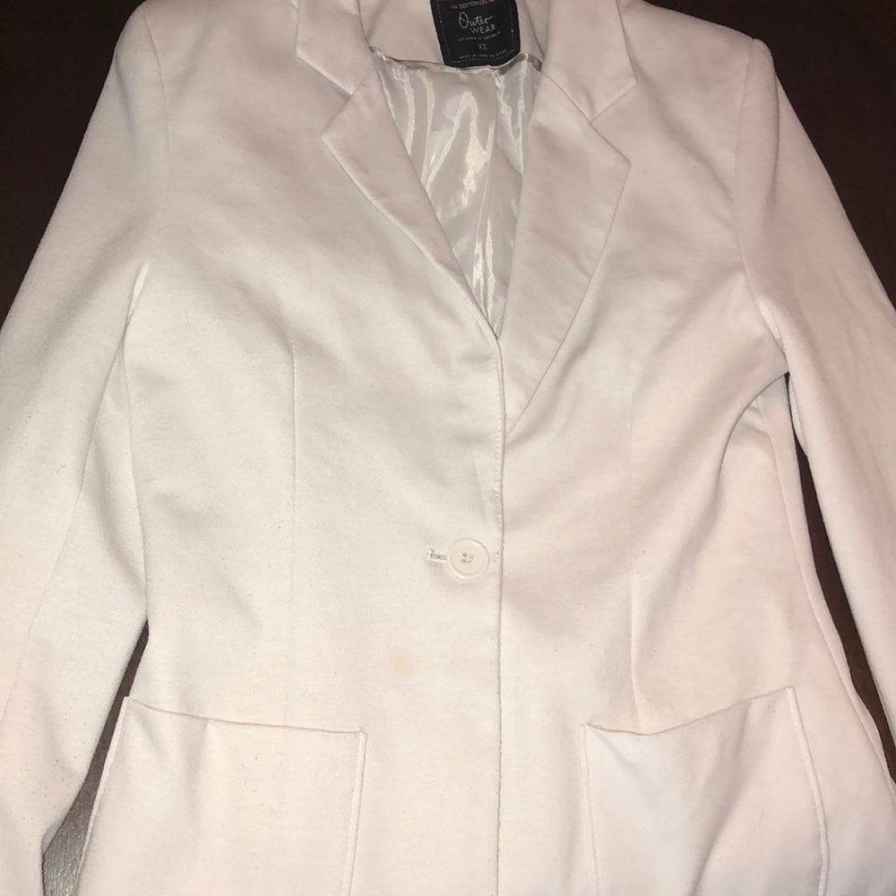White blazer